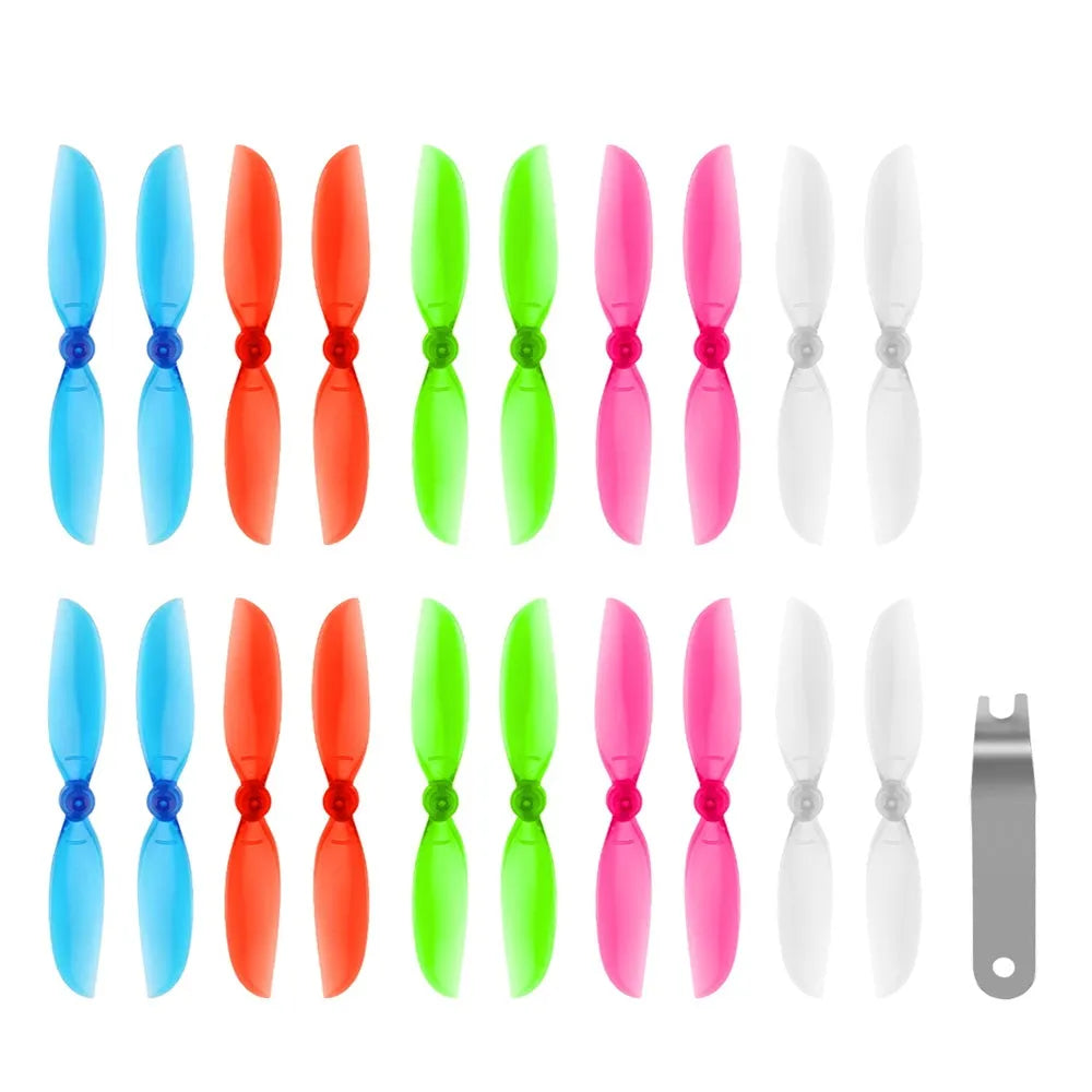 Makerfire 20pcs 75mm Propellers 2-Blade Prop CW CCW Replacement Parts for DJI Tello FPV RC Drone