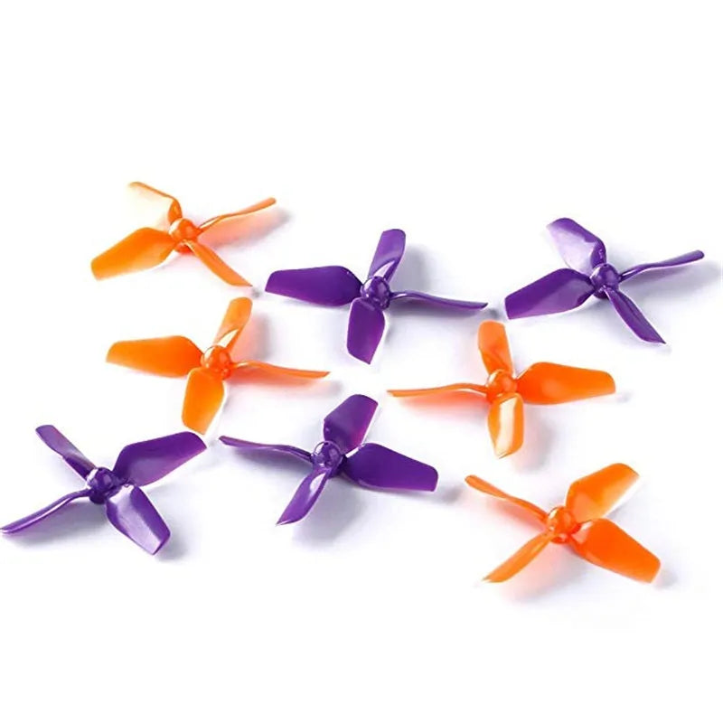 16pcs HQprop Micro Whoop Propeller 31mm 4-Blade 1.2*1.2 inch 0.8mm/1.2*1.3 inch 1mm