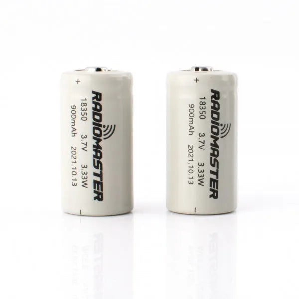 RadioMaster 900mah 3.7v Li-ion 18350 Cells for Zorro(Pack of 2) - Makerfire