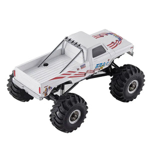 FMS Model 1:24 FCX24 Max Smasher RC Monster Truck RTR 4WD 2.4GHz Monster Truck With Huge Tires V2 Version - Makerfire