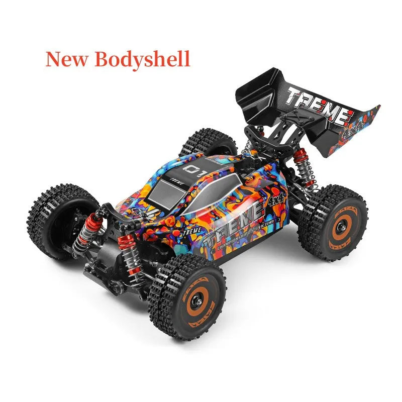WLtoys 184016 High-Speed 75km/h Electric 4WD 2.4G Brushless Racing RC Car: Perfect for Off-Road Drifting - Makerfire