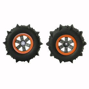 Sand Snow Tire Wheels for Wltoys 104009,104001 RC Car 1/10 Upgrade Accessories Parts(Pack of 4) - Makerfire