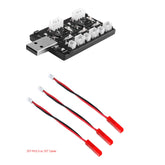 U5 1-2S LiPo Battery USB Charger 5 Channel 1S 2S LiHV Charger with JST-PH 2.0 to JST Cable