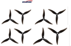 GEMFAN HURRICANE 51477 3 BLADE PROPELLER (Pack of 8) - Makerfire