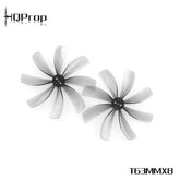 HQProp T63MMX8 Light Grey (4CW+4CCW)-Poly Carbonate - Makerfire