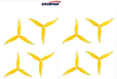 GEMFAN HURRICANE 51477 3 BLADE PROPELLER (Pack of 8) - Makerfire