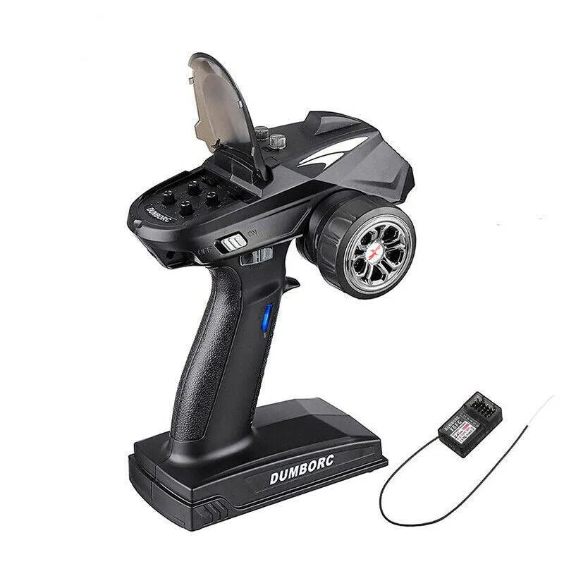 Dumborc X6 6CH 2.4G Transmitter X6F/X6FG Gyro Receiver Gun Type Remote Control For RC Car Boat Tank Model - Makerfire