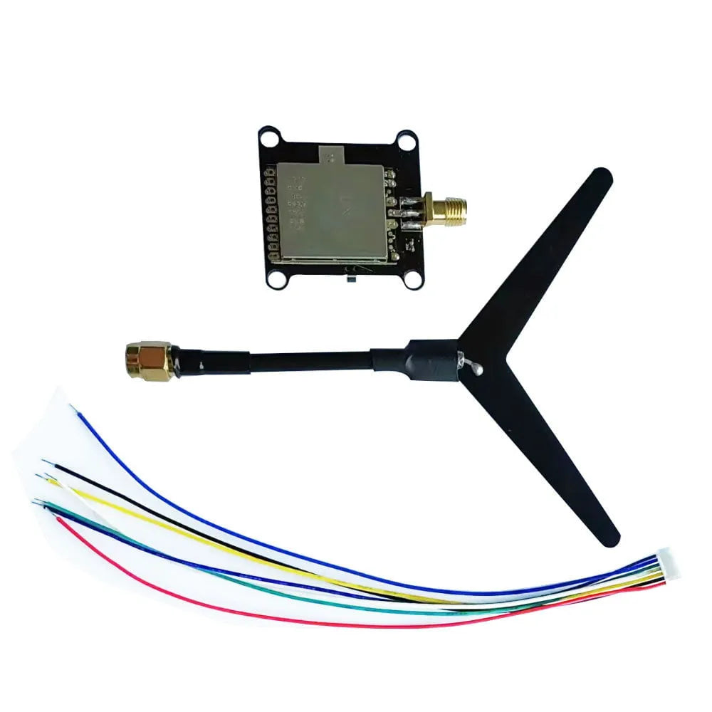 1.2GHz 0.1/25/200/800mW A/V VTX Transmitter VRX Receiver 9CH 1060~1380MHz for Long Rang Drone - Makerfire