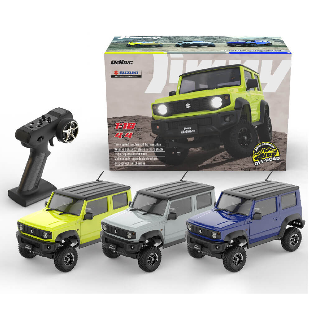 UDIRC UCX2402 RC Car Suzuki Jimny RTR 1/18 Scale 2.4G 4WD Rock Crawler