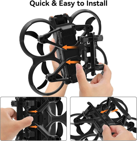 drone landing gear Landing Gear for DJI Avata 2, FPVERA Foldable Extended Landing Legs Pr – Makerfire