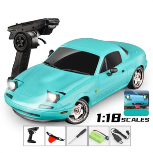 LDRC 1804 RC Drift Car RTR 1/18 Mazda MX-5 2.4G description 2