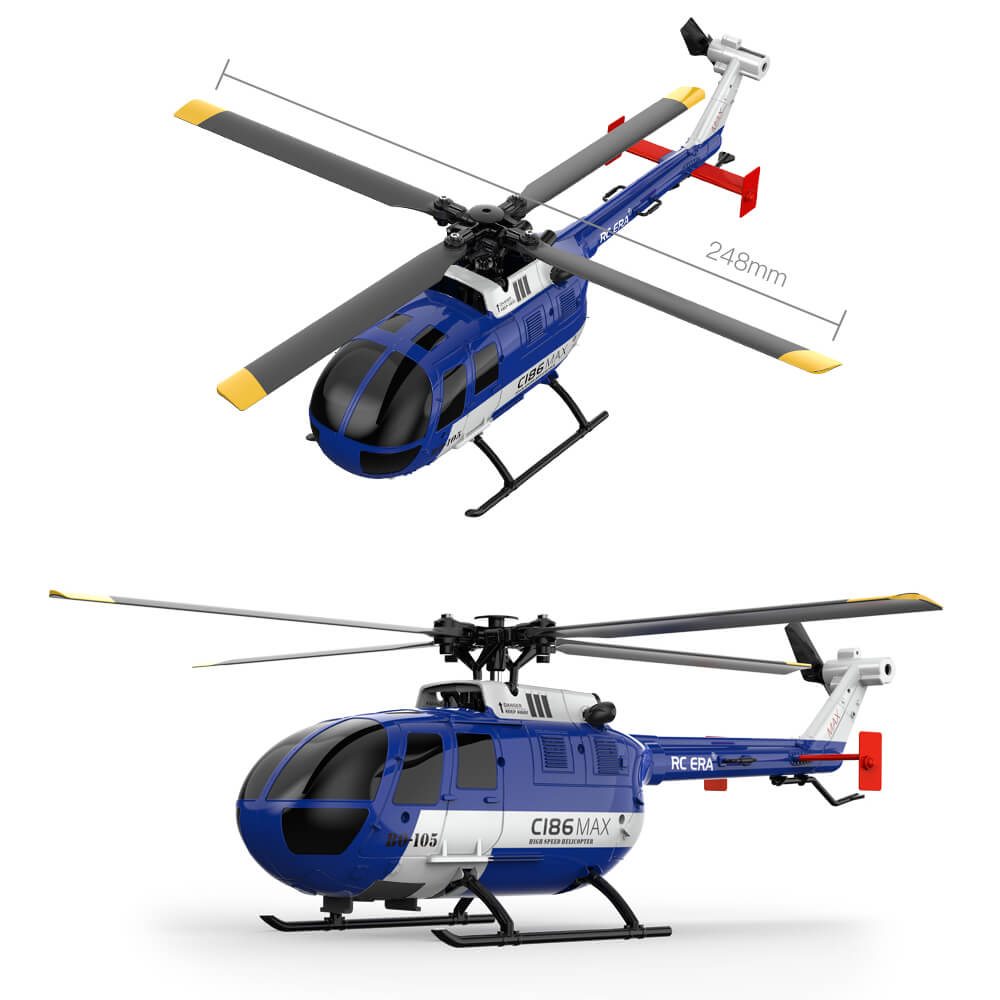 RC ERA RC Helicopter C186MAX RTF with Upgrade Remote Controller