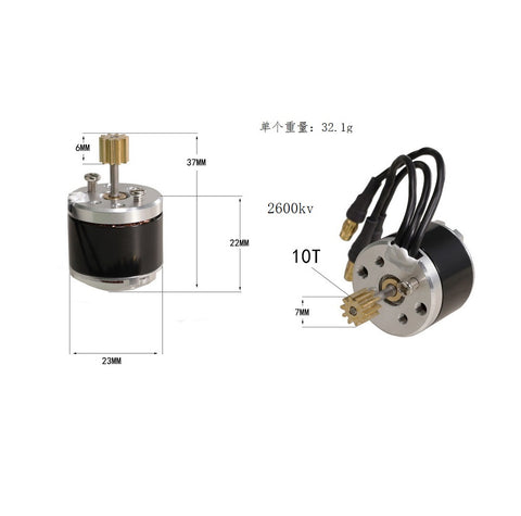 2322 Ekstern drivmotor + AM32 45A ESC Upgrade Kit for MN99S/168/82/78 Series MK1216/MK1217