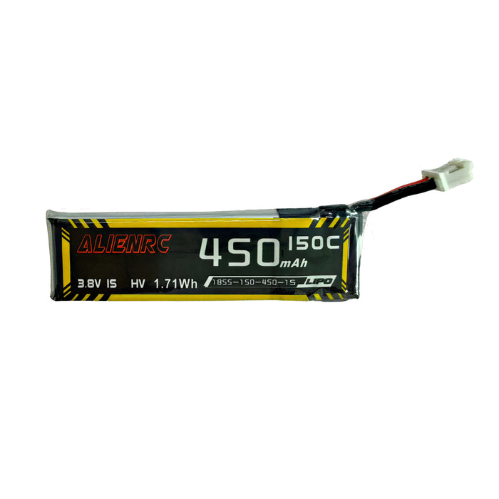 Alien 450mAh 1S 3.8V 150C Battery with PH2.0 Plug(Pack of 4)