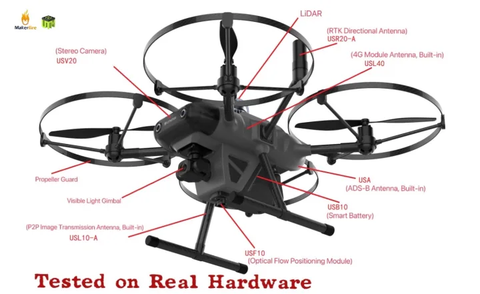 Makerfire UTMSYS XD450 Quadrocopter-Drohnen-Kit
