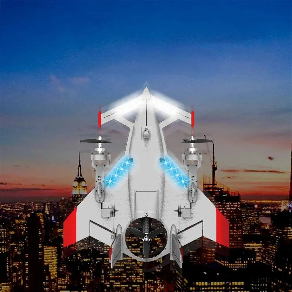 KOOTAI A570 8-Channel 3-Axis VTOL Foam Aircraft-Versatile Flight & Night Mode