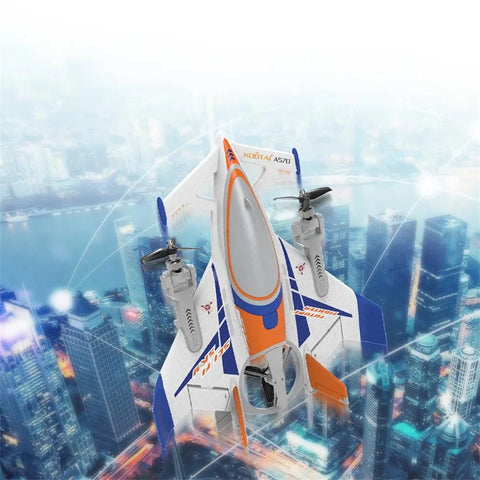 KOOTAI A570 8-Channel 3-Axis VTOL Foam Aircraft-Versatile Flight & Night Mode