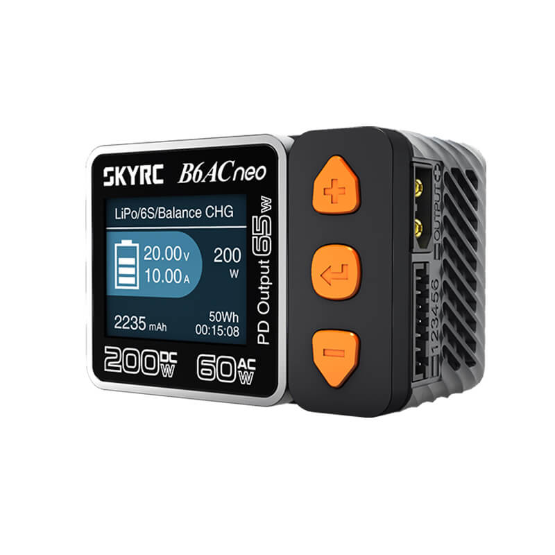 SKYRC B6ACneo Smart Charger AC 60W DC 200W 10A Battery Balance Charger