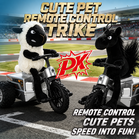 CL-18040 Crazy Little Sheep “Dark Horse” RTR RC Drift Trike – 2.4GHz RWD 3-Wheel Motorcycle with Full Proportional Control