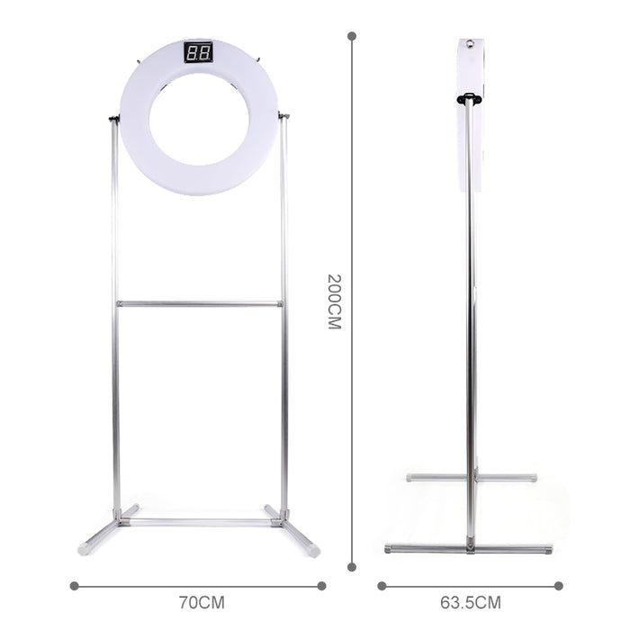 Vertical Sports Goal with Counting Display for Soccer Drone