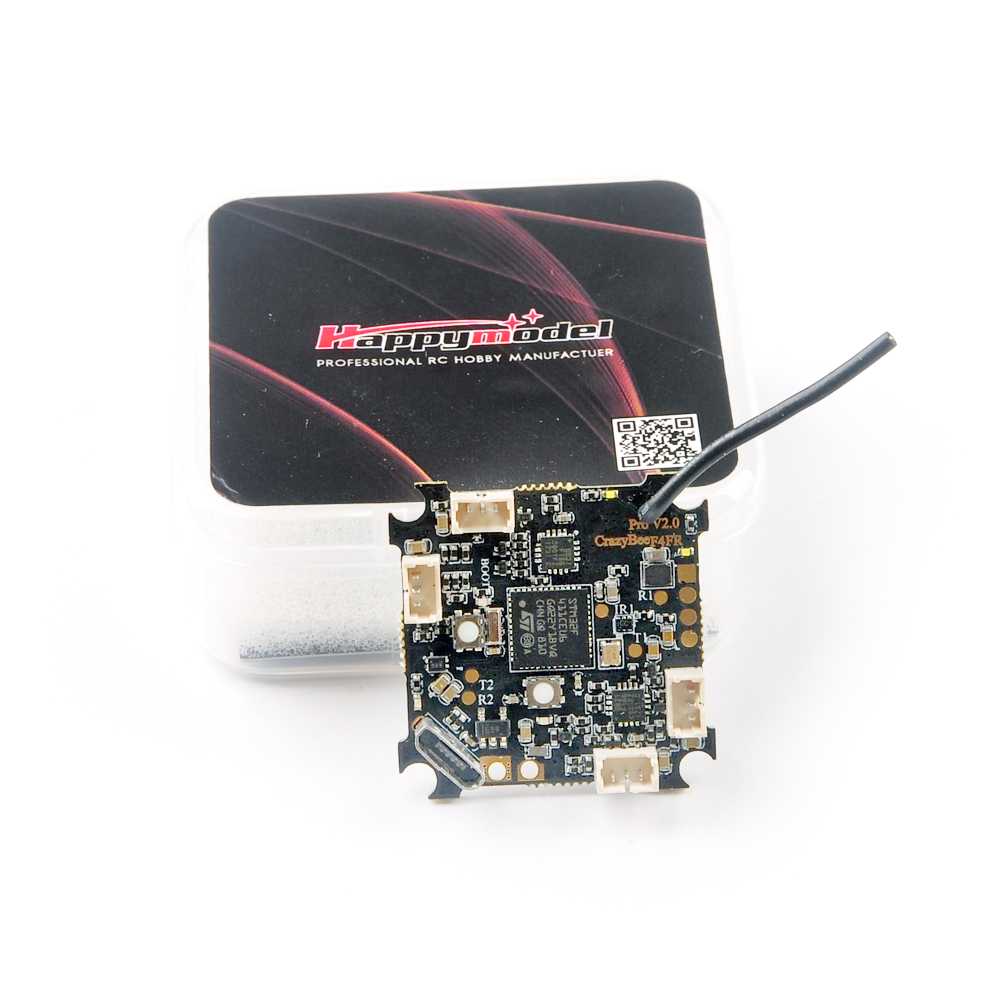Crazybee F4 Pro V2.0 1-2S Flight Controller – Compatible with Mobula7, Frsky/Flysky/DSM2/DSMX RX