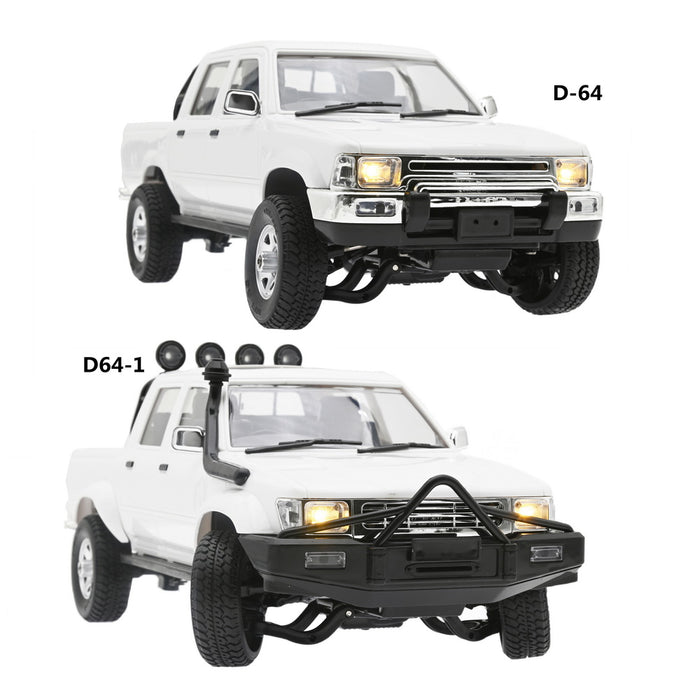 WPL D64 D64-1 1/16 2.4G 4WD RC Car Pickup Truck Crawler Vehicle Models