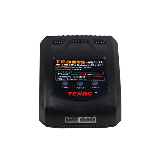 TENRC TE3015 15W 1.2A Battery Balance Charger for 2-3S Lipo Battery - Makerfire