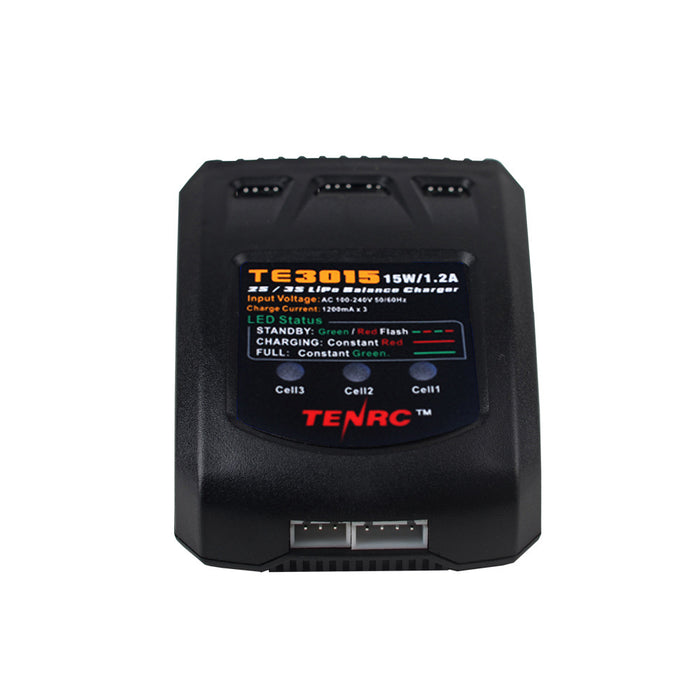 TENRC TE3015 15W 1.2A Battery Balance Charger for 2-3S Lipo Battery