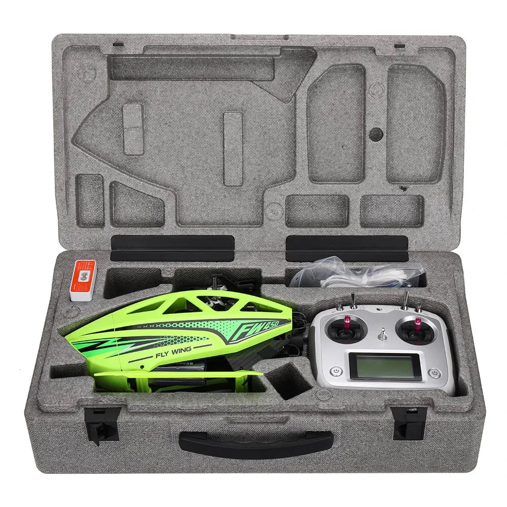 FLY WING FW450L-V3 6CH 3D Auto Acrobatics GPS Altitude Hold RC Helicopter RTF/BNF/PNP With H1 Flight Control System - Makerfire