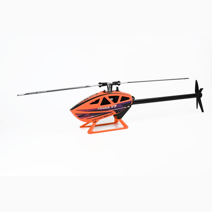 FLY WING FW450L-V3 6CH 3D Auto Acrobatics GPS Altitude Hold RC Helicopter RTF/BNF/PNP With H1 Flight Control System - Makerfire