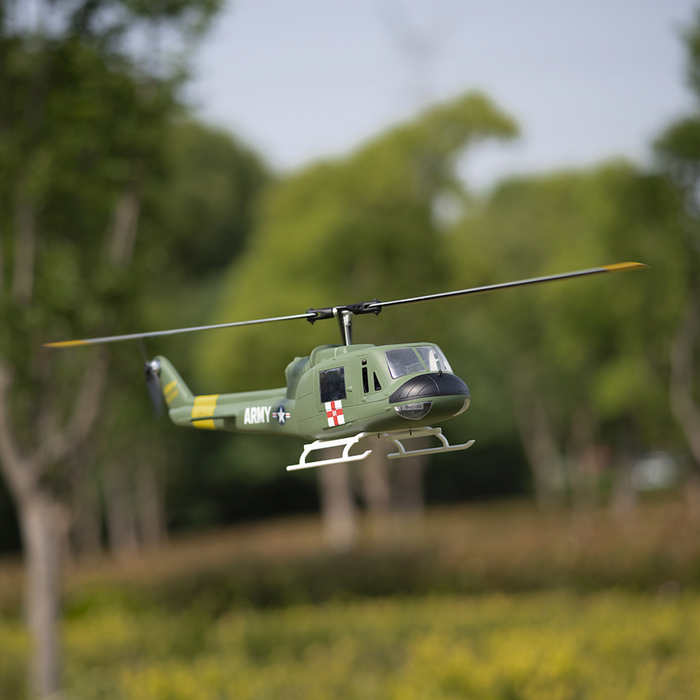 Fly Wing Huey UH1 V3 6CH GPS Self-stabilizing RC Helicopter with H1 Flight Control - Makerfire