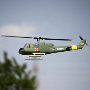 Fly Wing Huey UH1 V3 6CH GPS Self-stabilizing RC Helicopter with H1 Flight Control - Makerfire