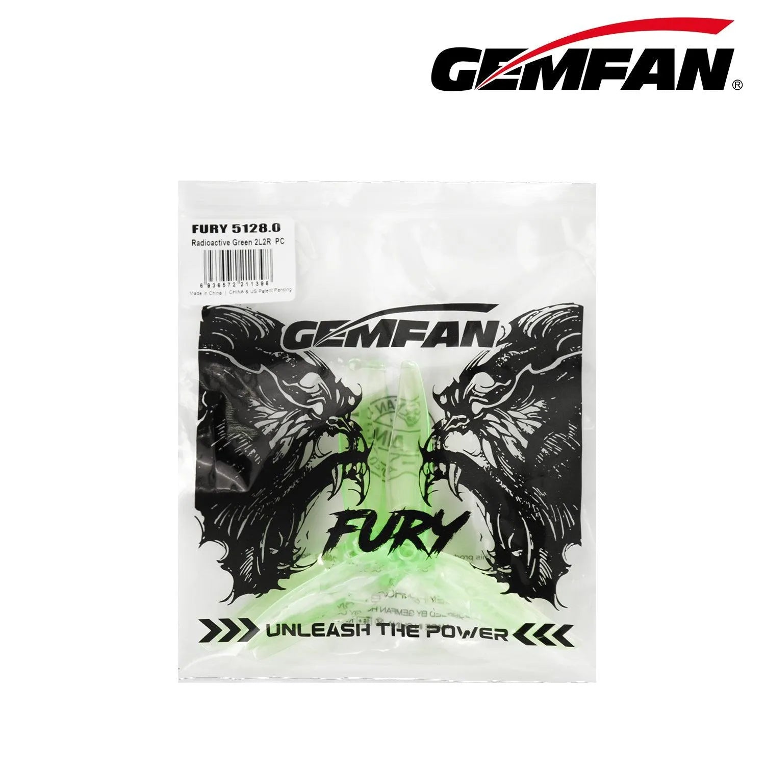 GEMFAN 5128.0 5inch 3 Blade Propeller for 2207 2050KV Motor(Pack of 8) - Makerfire