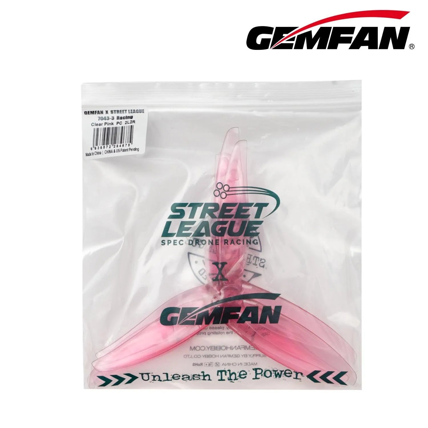 Gemfan X Street League 7043-3 Blades 7inch Propeller for 2205 Motor (Pack of 8) - Makerfire