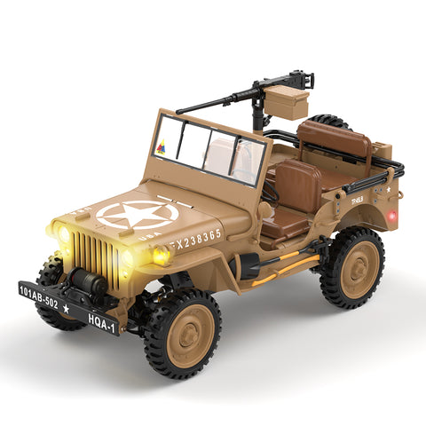 HG HG4-58 1/14 4WD RC Jeep – 2.4GHz Off-Road Truck with LED Lights, Sound & Winch