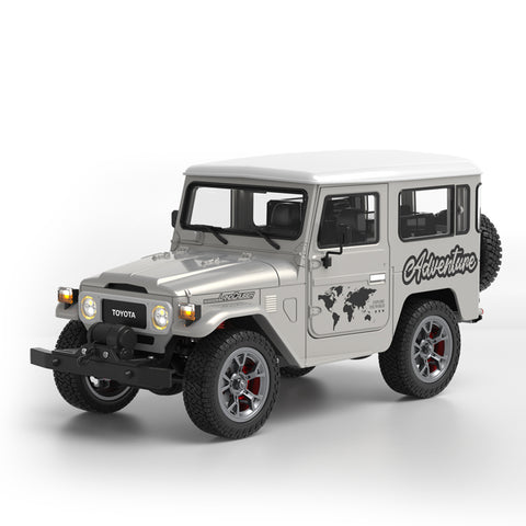 HGRC HG4-211 1/16 Toyota FJ40 AWD RC Crawler – RTR with Metal Drive Shafts, Smoke Unit, Lights & Sound Effects