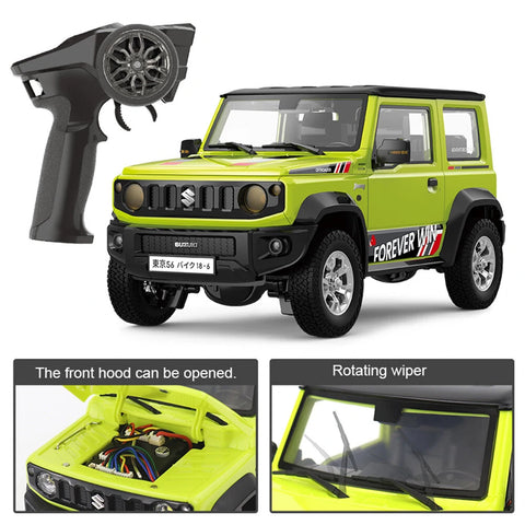 HGRC HG4-53 1/16 SUZUKI JIMNY RC Rock Crawler - 3WD Off-Road Truck with LED & Sound