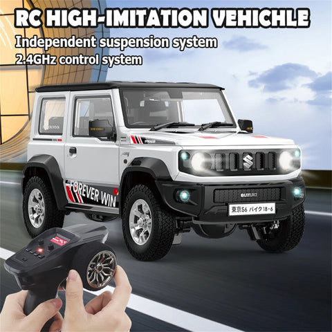 HGRC HG4-53 1/16 SUZUKI JIMNY RC Rock Crawler - 3WD Off-Road Truck with LED & Sound