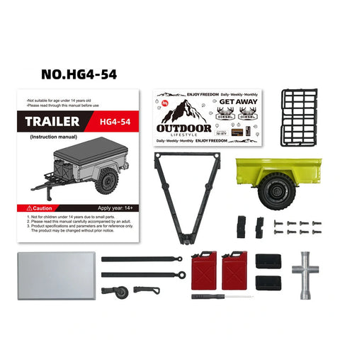 HGRC HG4-53 1/16 SUZUKI JIMNY RC Rock Crawler - 3WD Off-Road Truck with LED & Sound