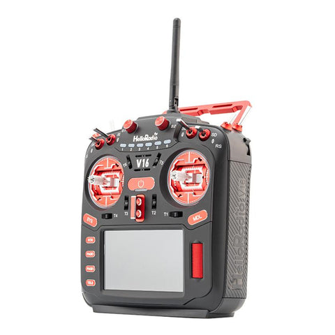 HelloRadioSky V16R ELRS 4-in-1 Radio Transmitter – 1W Built-in, CNC RDC90 Metal Gimbals, 4.3" Touch Screen, Mode 2 for FPV Racing Drones