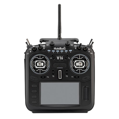 HelloRadioSky V16R MAX R9 FPV Radio – Built-in 1W ELRS/4-in-1, CNC Metal Gimbal, Mode 2, 4.3" Touch Screen