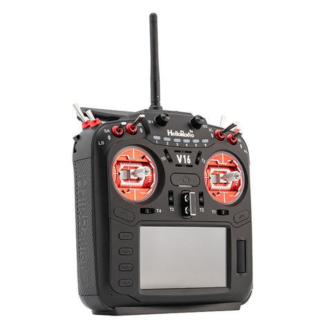 HelloRadioSky V16R MAX R9 FPV Radio – Built-in 1W ELRS/4-in-1, CNC Metal Gimbal, Mode 2, 4.3" Touch Screen