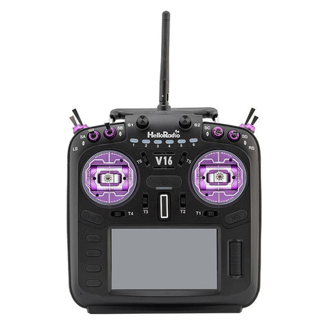 HelloRadioSky V16R MAX R9 FPV Radio – Built-in 1W ELRS/4-in-1, CNC Metal Gimbal, Mode 2, 4.3" Touch Screen