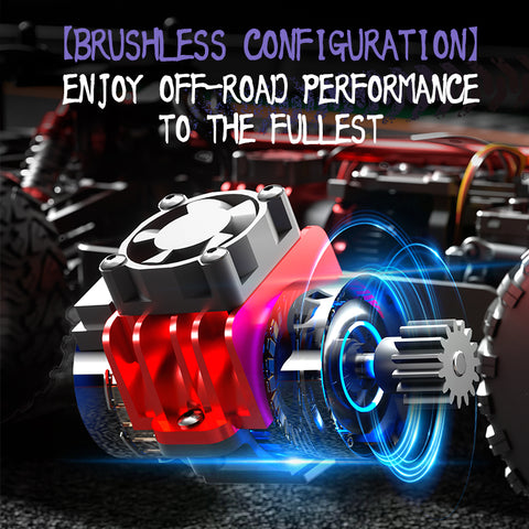 JJRC C8826 Brushless 1/10 Scale 4WD Short Course RC Truck - RTR 85km/h High Speed Off-Road