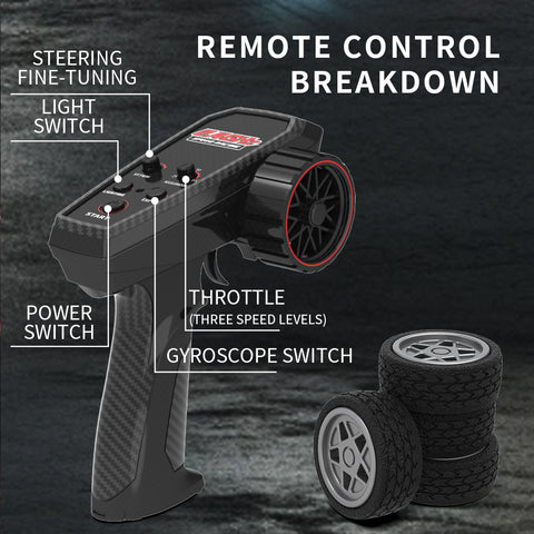JJRC C8827 1/43 4WD Drift RC Car – Full-Scale Remote Control Model