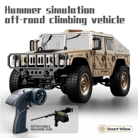 JJRC C8835 1/16 Hummer Military Jeep RC Rock Crawler – Realistic Off-Road Truck