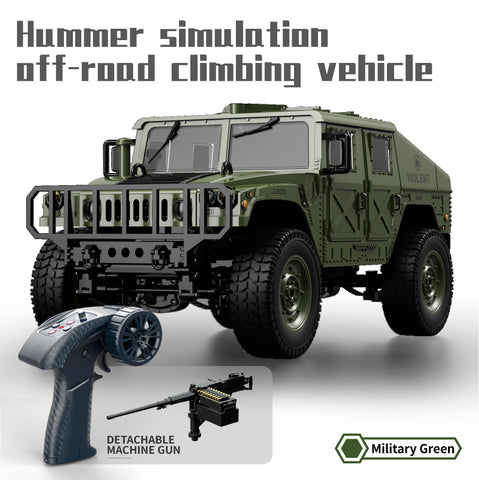 JJRC C8835 1/16 Hummer Military Jeep RC Rock Crawler – Realistic Off-Road Truck
