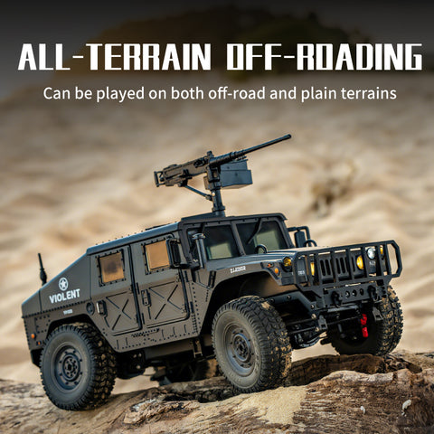 JJRC C8835 1/16 Hummer Military Jeep RC Rock Crawler – Realistic Off-Road Truck