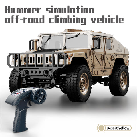 JJRC C8835 1/16 Hummer Military Jeep RC Rock Crawler – Realistic Off-Road Truck