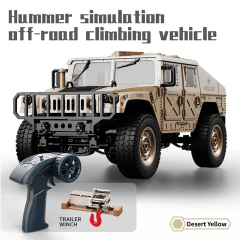 JJRC C8835 1/16 Hummer Military Jeep RC Rock Crawler – Realistic Off-Road Truck